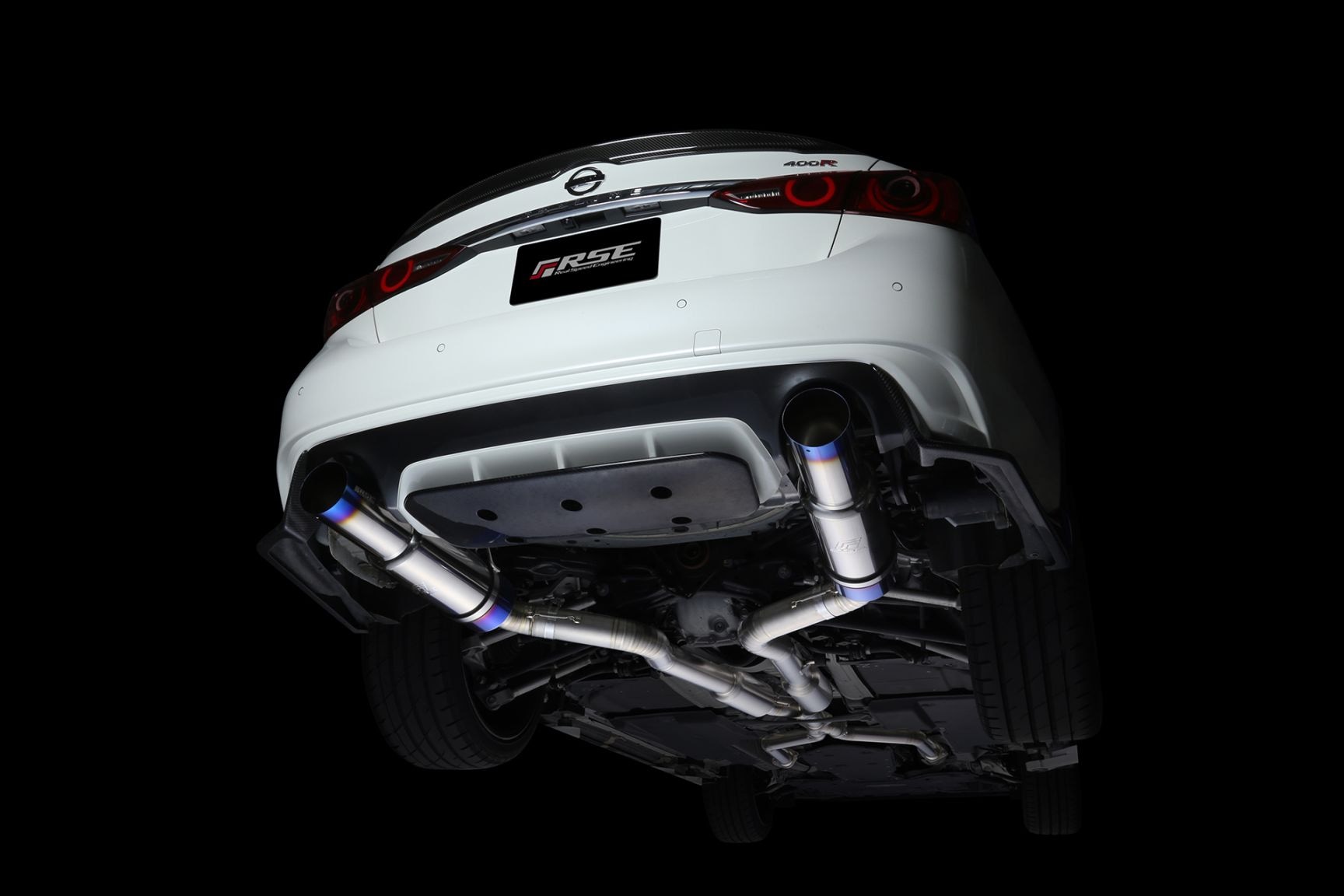 FULL TITANIUM MUFFLER SKYLINE RV37 TYPE-D (DUAL) | エキゾースト