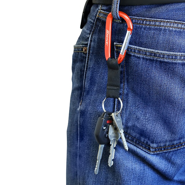 KEYCHAIN CARABINER RED