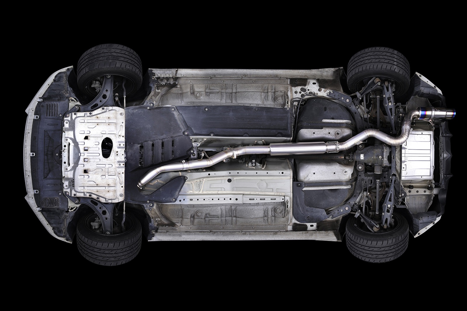 FULL TITANIUM MUFFLER GR86/86/FR-S/BRZ SINGLE TYPE-80 Ver.3