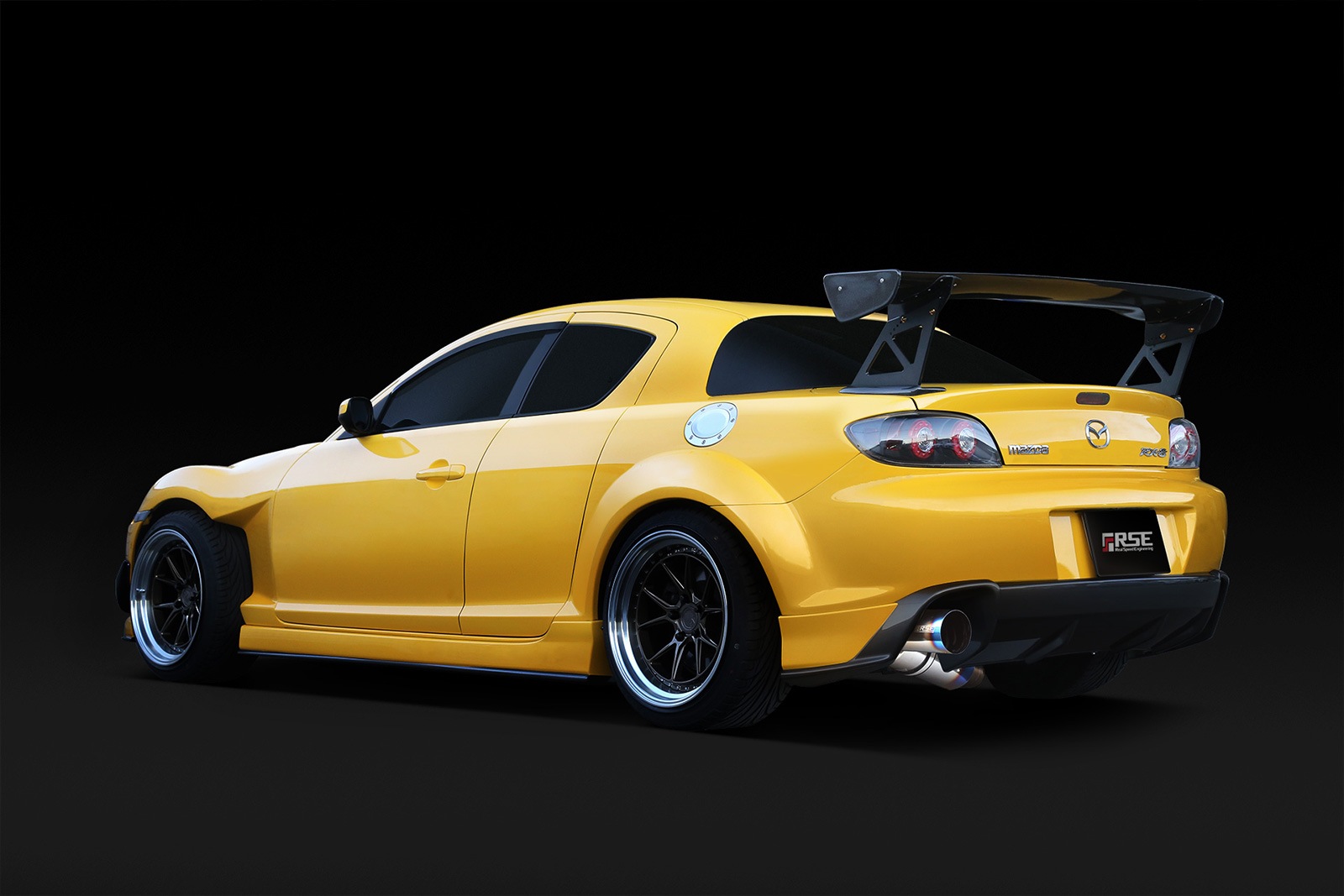 FULL TITANIUM MUFFLER RX-8 EARLY MODEL TYPE-X
