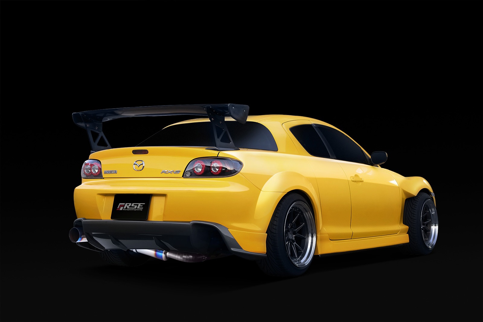 FULL TITANIUM MUFFLER RX-8 EARLY MODEL TYPE-X