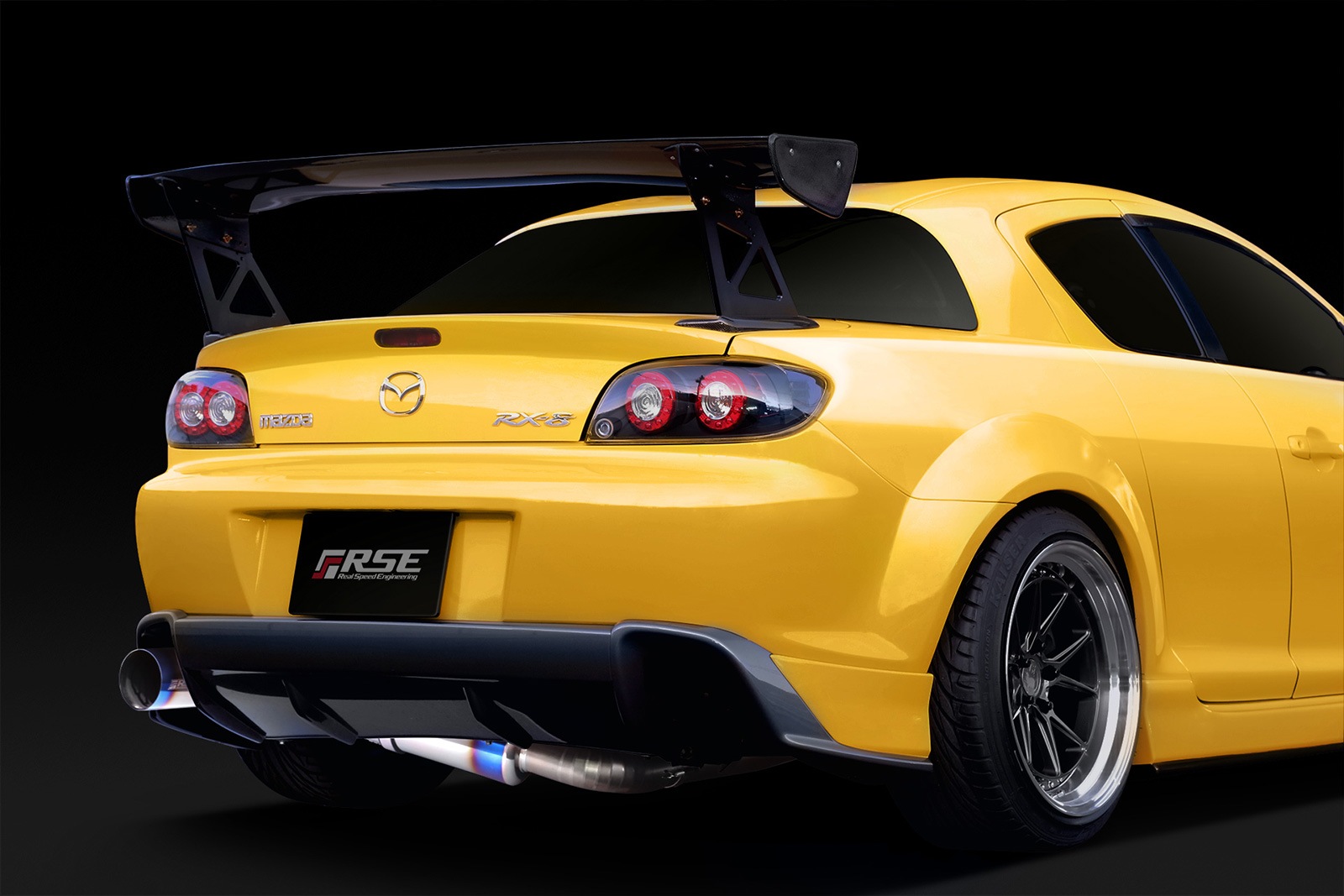 FULL TITANIUM MUFFLER RX-8 EARLY MODEL TYPE-X