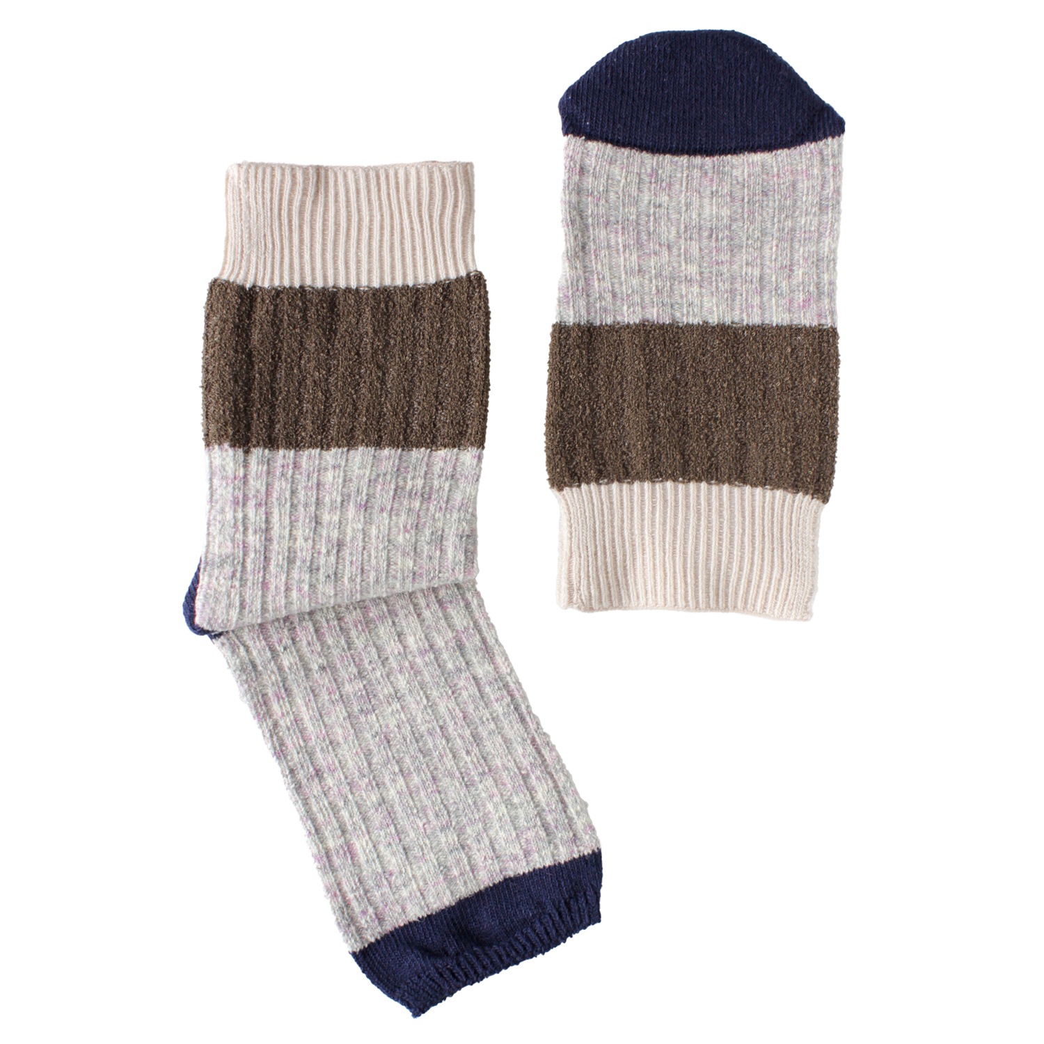 ループヤーンミックスオープントゥソックス | OPEN TOE,MIDDLE