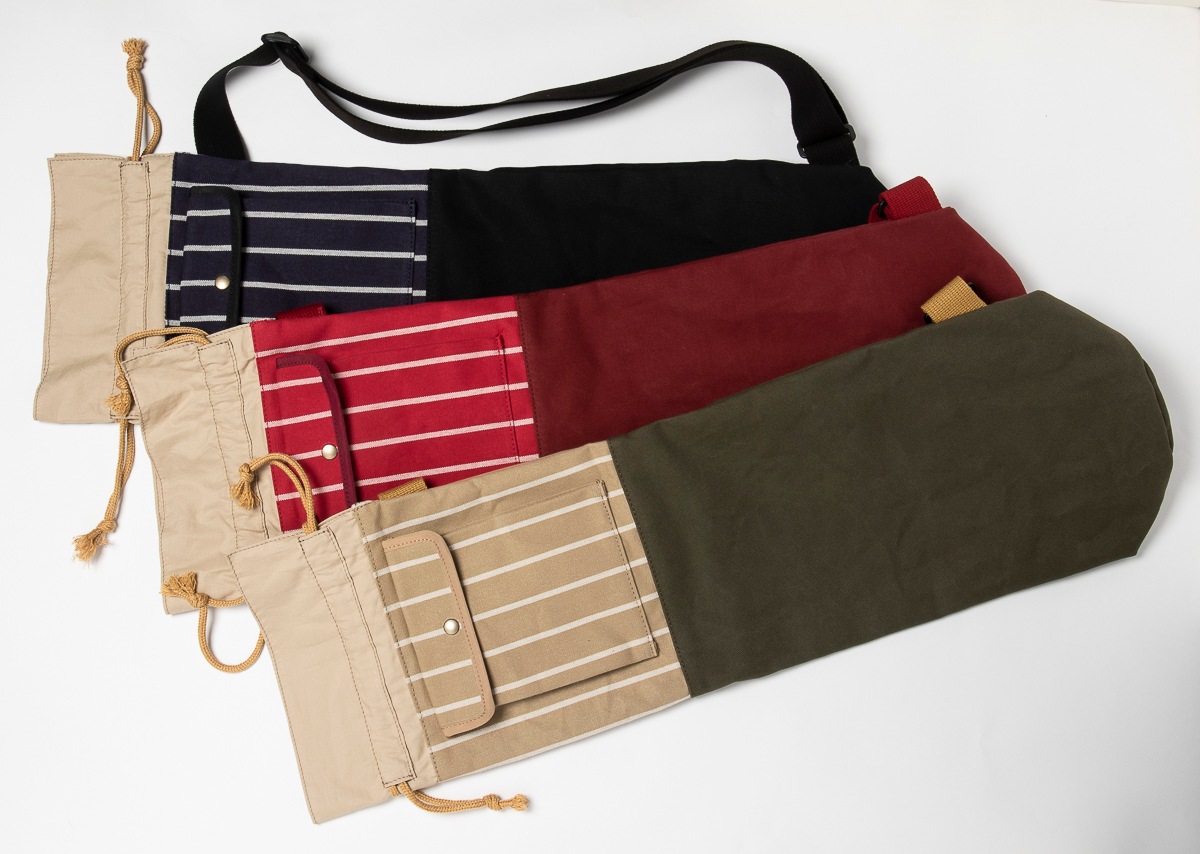 ヨガマットケースB / ストライプネイビー | BAG,OTHER BAG | 琉球帆布