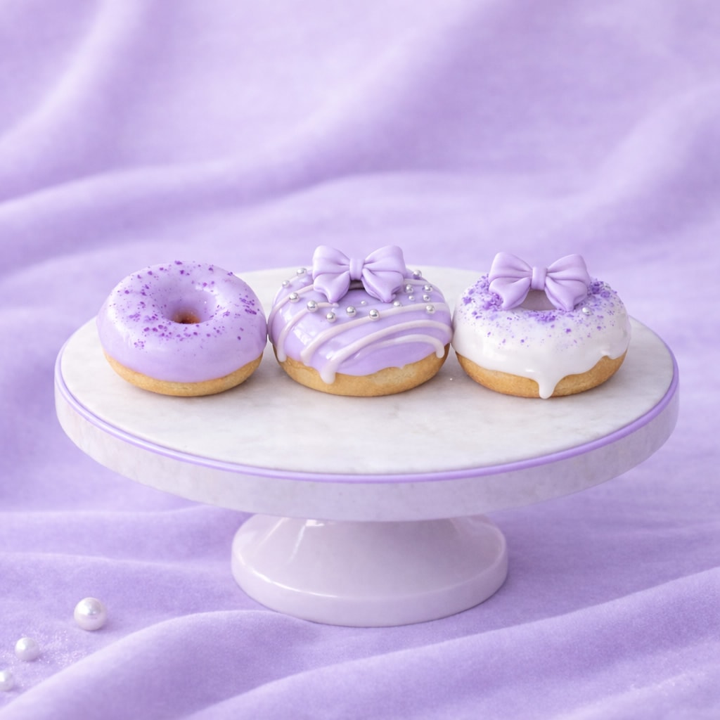 3種のパステルドーナツ(LAVENDER PURPLE | ラベンダーパープル)