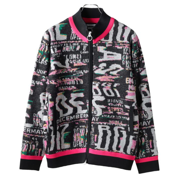 竹内ゴルフMakeShop店_ディセンバーメイ ニットブルゾン