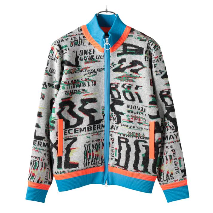 竹内ゴルフMakeShop店_ディセンバーメイ ニットブルゾン