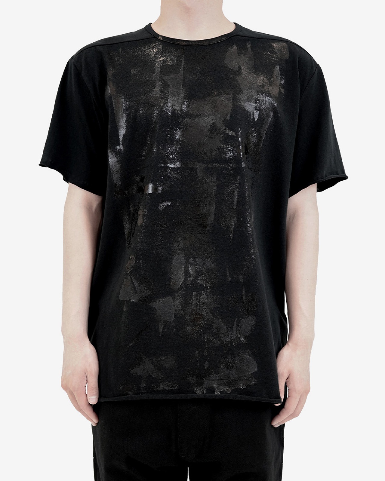 【REPINER】MASS BLACK FOIL T-SHIRT