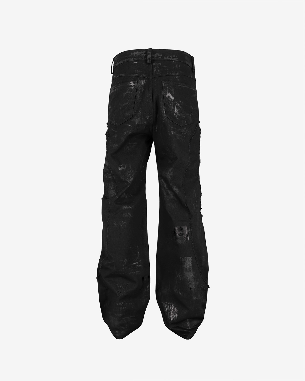 【REPINER】CURVE COATED TROUSER