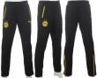 スペイン市場独占！14/15 ボルシアドルトムント・オフィシャル  レジャー ・ウーブントラックパンツ：ブラックカラー（スペインから送料無料)