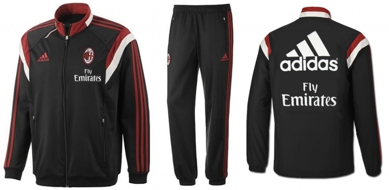  AC Milan ACミランGK 選手支給品 トレーニングウェア スペイン市場独占！14/15 A.C.ミラン・選手同様のフルスポンサー付き