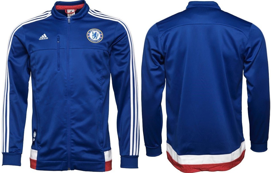 adidas チェルシーFC 15/16 アンセムジャケット/ジャージ XL スペイン市場独占！15/16 チェルシー・オフィシャル