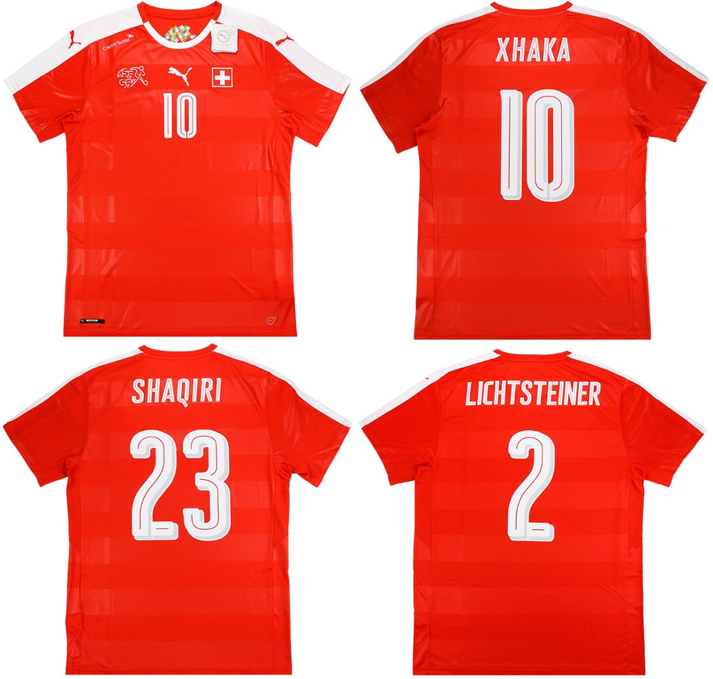 スペイン市場独占！2016/2017年 スイス代表・オフィシャル