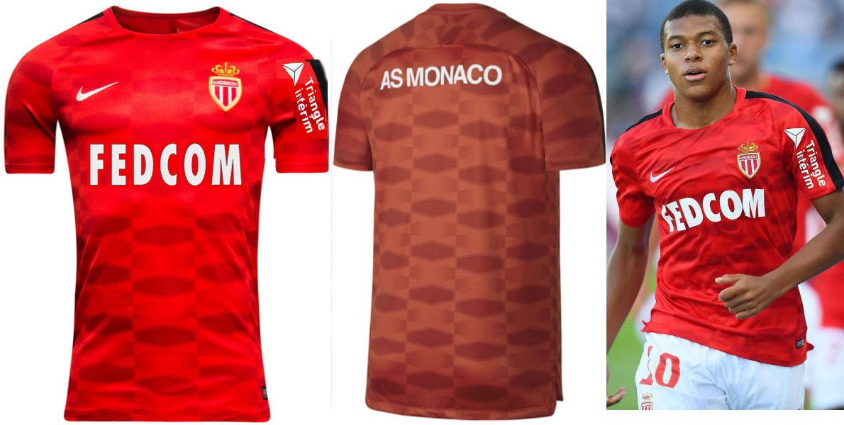 スペイン市場独占！17/18 AS モナコ・オフィシャル選手同様のフル 
