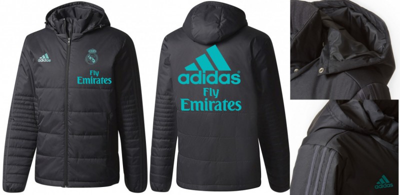 新品 レアルマドリード ウィンタージャケット XL 4XO 19-20 完売品 スペイン市場独占！17/18 レアルマドリード・オフィシャル選手同様の