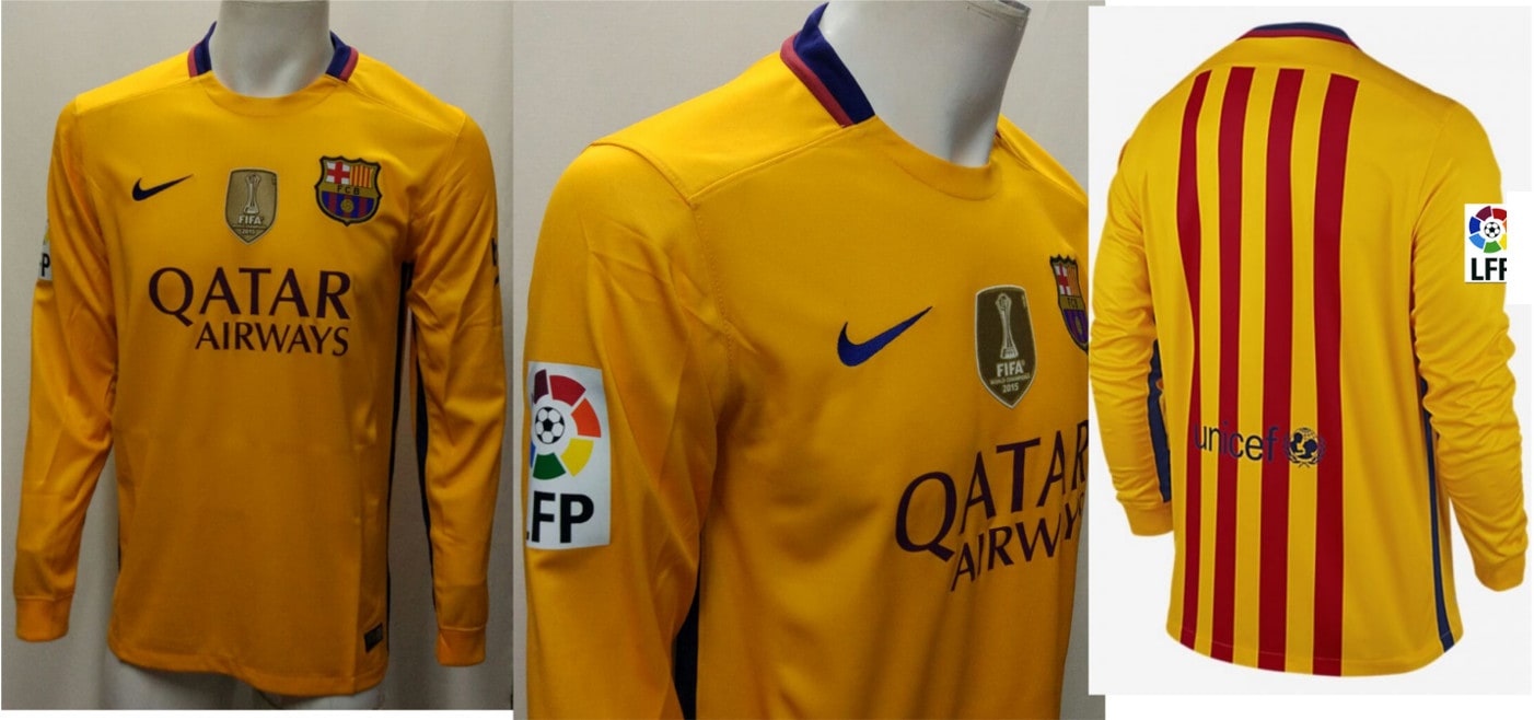 スペイン市場独占・貴重！15/16 F.C.バルセロナ オフィシャル2015年