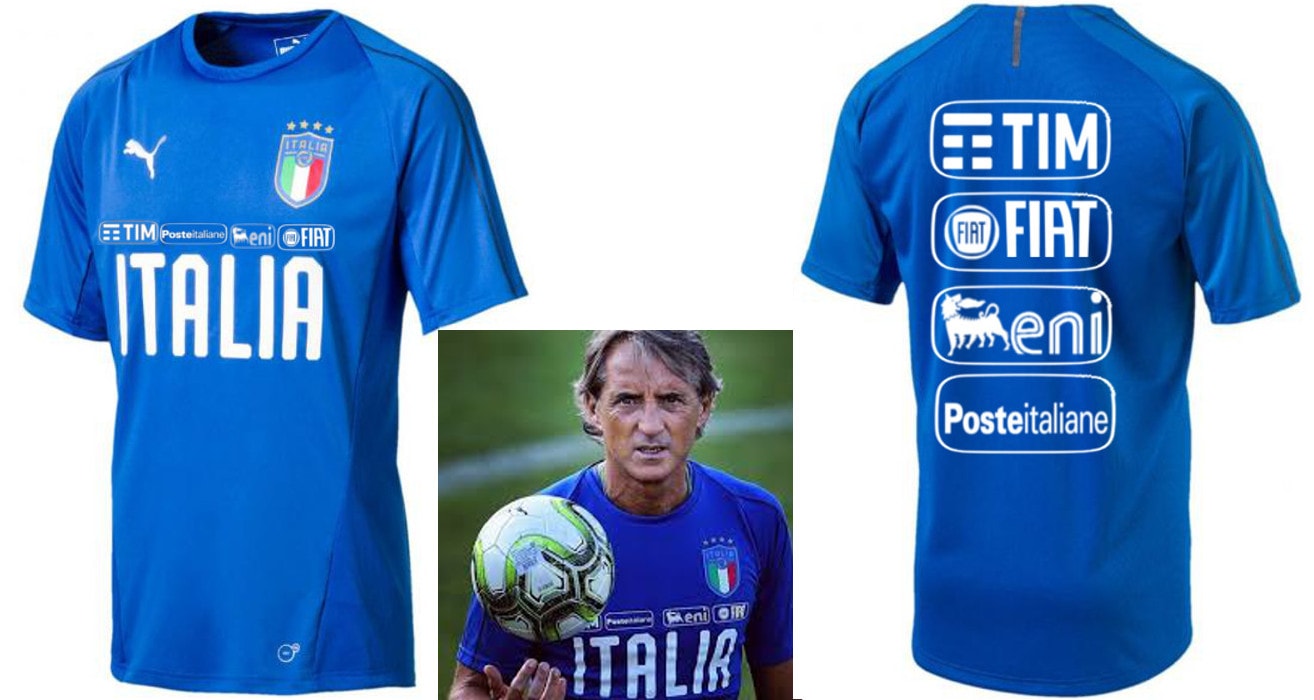 【支給品】イタリア代表 選手着用 トレーニングシャツ 世界市場独占！2018/2019 イタリア代表・オフィシャル選手同様のフル