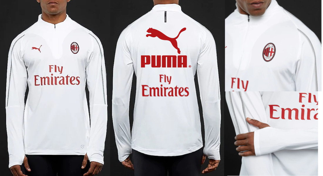 世界市場独占！18/19 A.C.ミラン・オフィシャルフルスポンサー付き