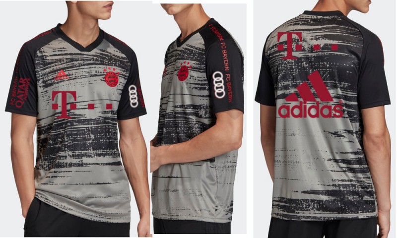  FCバイエルンミュンヘン トレーニングシャツ 世界市場独占！20/21 バイエルンミュンヘン・オフィシャル選手同様の胸