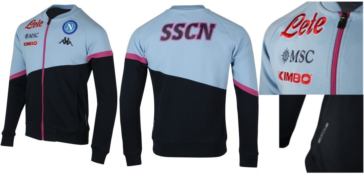 sscナポリ トラックジャケットBuitoni Training jacket Napoli '87/'88 Home - NR Classico