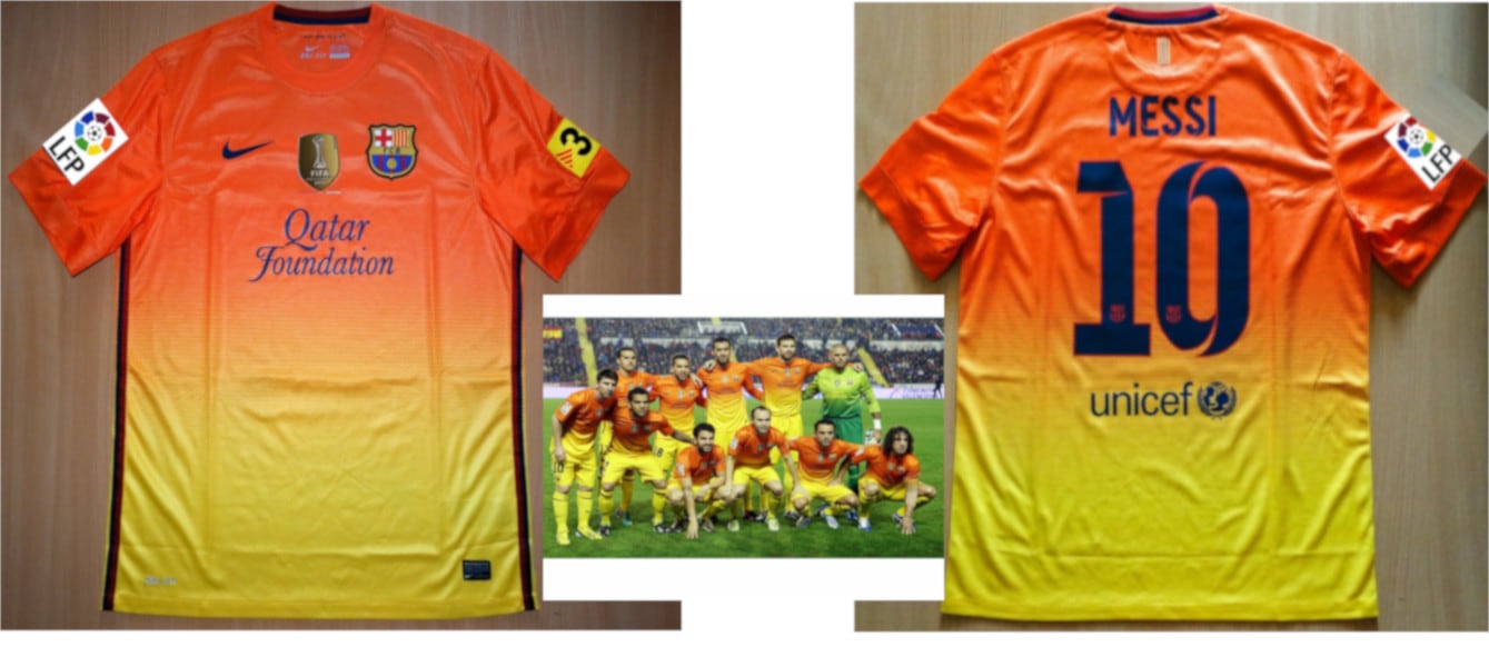 世界市場独占・超貴重！2012/2013 F.C.バルセロナ・オフィシャル右袖