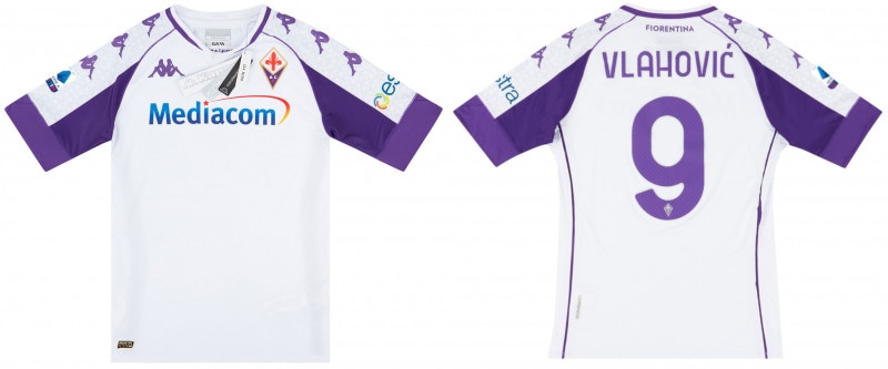 【新品/タグ付き】20/21 フィオレンティーナ ヴラホヴィッチ【M】アウェイ 世界市場独占！20/21 フィオレンティーナ オフィシャル