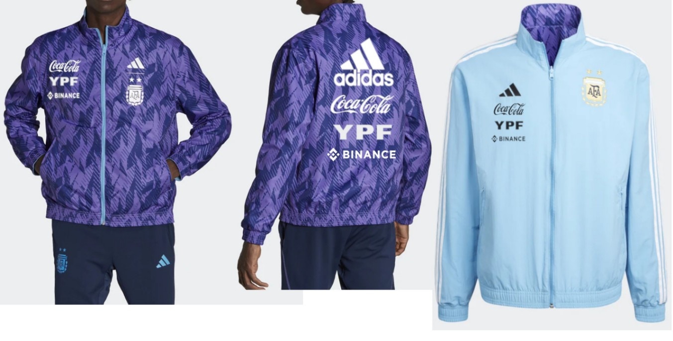 アルゼンチン代表 アンセム リバーシブル ジャケット w杯制覇 三ツ星 アルゼンチン代表 アンセム リバーシブル ジャケット w杯制覇 三ツ星
