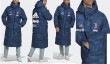 世界市場独占！22/23 ユベントス・オフィシャル選手同様の新スポンサー 4Ｘe ・ JEEP ・ Allianz ・ Adidas ロゴのフルスポンサー付き・  ウォーマー ダウン・ウィンターロング