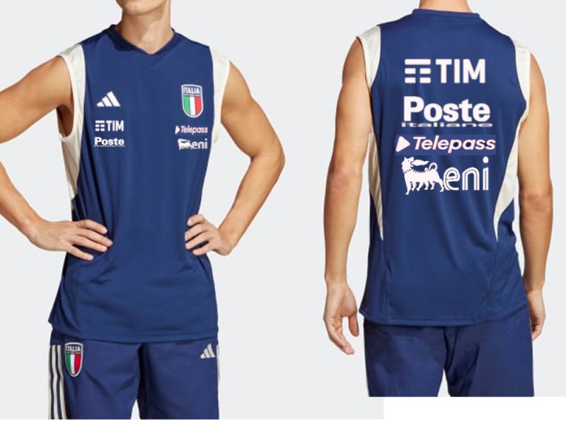 世界市場独占！2023/2024年 イタリア代表・オフィシャル選手同様の胸