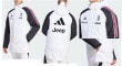 世界市場独占！23/24 ユベントス・オフィシャル選手同様の JEEP ・ Allianz ・ Adidas ロゴのフルスポンサー付き・スタジアム・ウィンター ダウン ハーフジャケット：ホワイトカラー