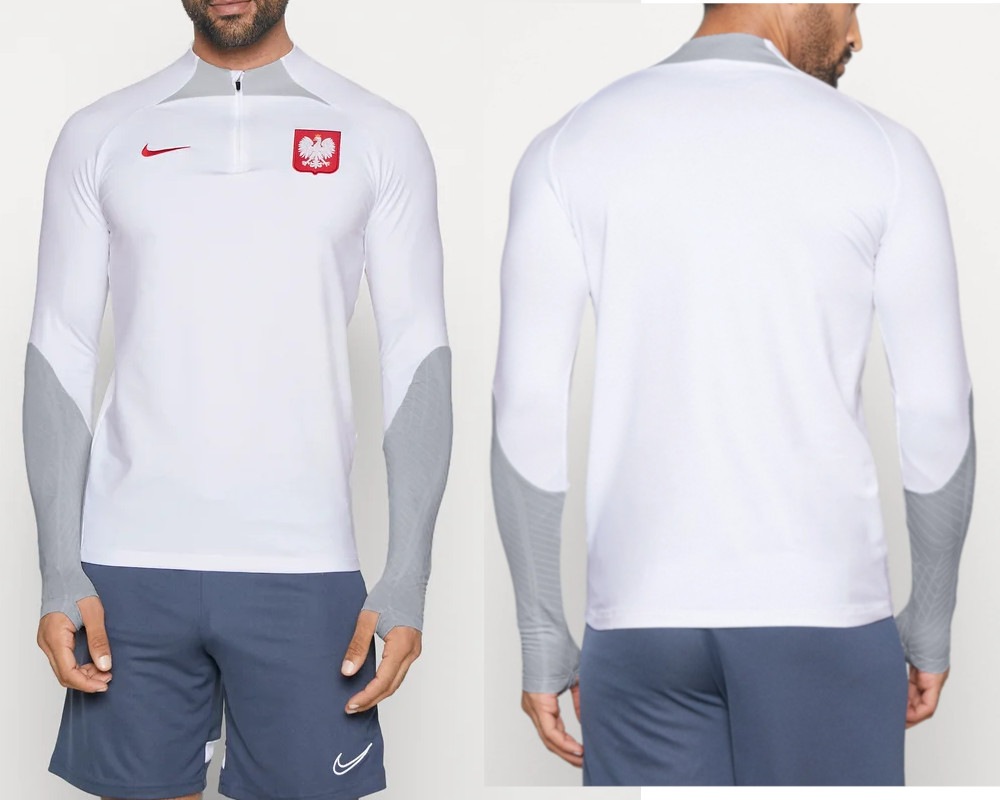 世界市場独占！2022/2023年 ポーランド代表・オフィシャル1/4ジップ゛