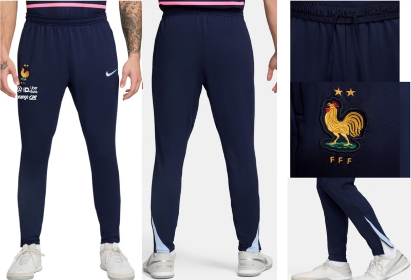 フランス代表 トレーニングウェア　フルスポンサー上下セット　海外M フランス代表 トレーニングウェア フルスポンサー上下セット 海外M