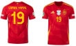 世界市場独占！2024年ヨーロッパ選手権 スペイン代表・オフィシャル選手同様のに 2023年NATIONSリーグ優勝記念チャンピオンパッチ ・両袖に ユーロ2024年ドイツ大会パッチ”・ ネーム・ナン