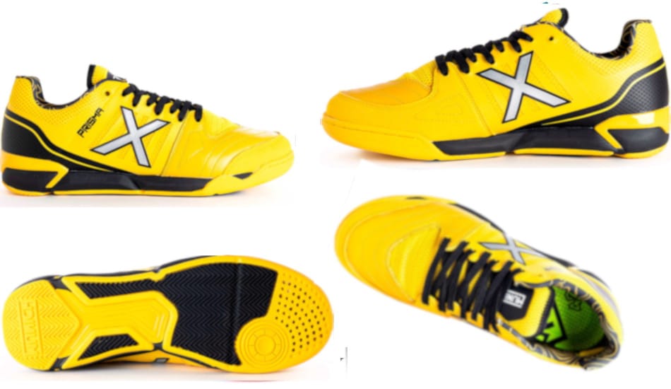 MUNICH フットサルシューズ イエロー 40