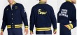 世界市場独占！24/25 パリ・サンジェルマン オフィシャル VARSITY トラベルジャケット：ミッドナイトネイビーカラー(スペインから送料無料)