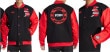 世界市場独占！24/25後期・2025年 バイエルンミュンヘン・オフィシャルAdidasオリジナルス・ VARSITY トラベルジャケット：ブラック/レッドカラー(スペインから送料無料)