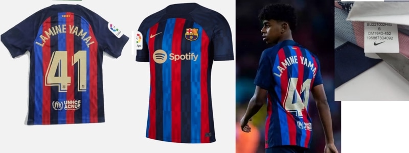 �����Ծ����ꡦĶ���š�22/23 F.C.�Х륻���� ���ե������꡼���˾��ǯ��15�Хǥӥ塼"LAMINE YAMAL/41"�դ�������Ʊ�ͤα�µ��"LA LIGA�ѥå����������沼���ե륹�ݥ󥵡�"�դ��ۡ��०����(���ڥ��󤫤�����̵��)