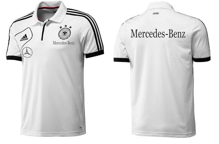 世界市場独占！2012/2013 ドイツ代表・選手同様のMercedez-Benzロゴ