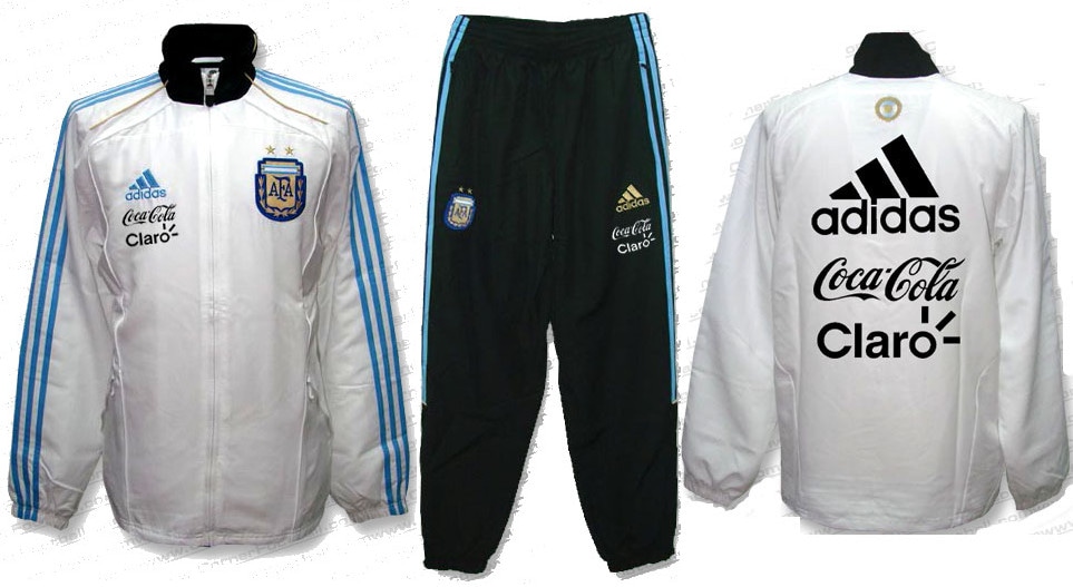 【新品】アルゼンチン代表　2010ワールドカップ レプリカユニフォーム　サイズＯ ジュニアサイズ用W杯2010アルゼンチン代表・選手同様のオフィシャル
