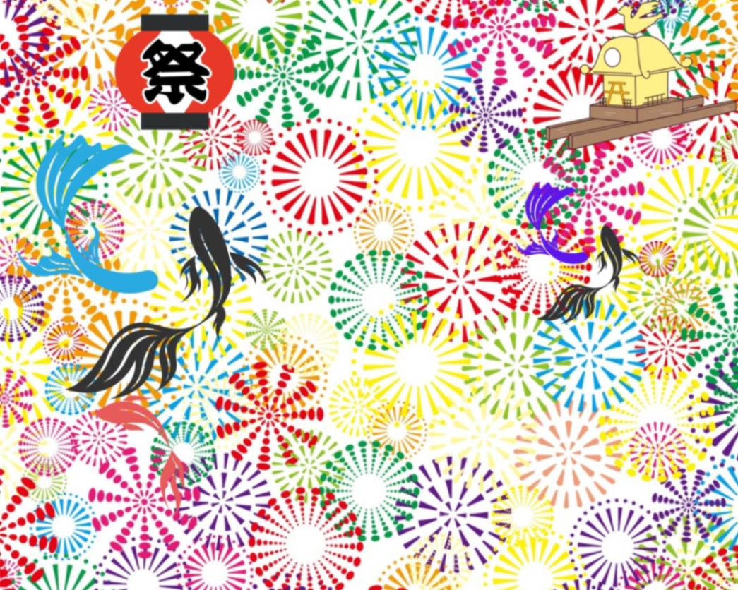 はではで花火