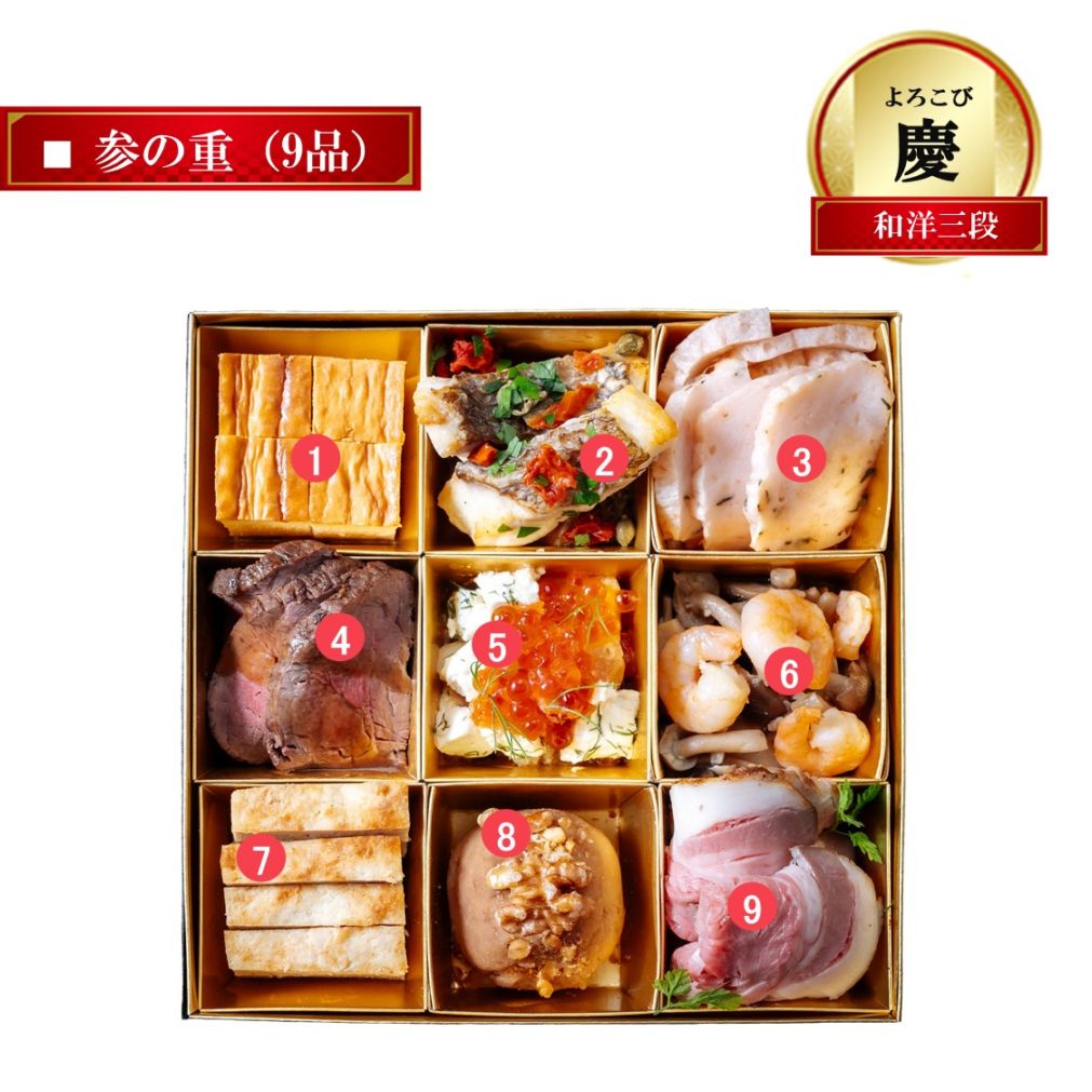 早割特別価格6,480円オフ】2026 低糖質おせち三段重 『慶