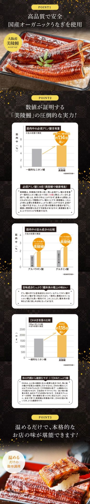 【お歳暮2025】完全無投薬『美陵鰻』蒲焼（3尾）