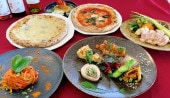 ROTONDOスペシャルコースセット(2名様) 前菜5種 PZZAマルゲリータ PIZZAゴルゴンゾーラ アラビアータソース150g スパゲッティー120g AKポークのローストポーク200g デザート