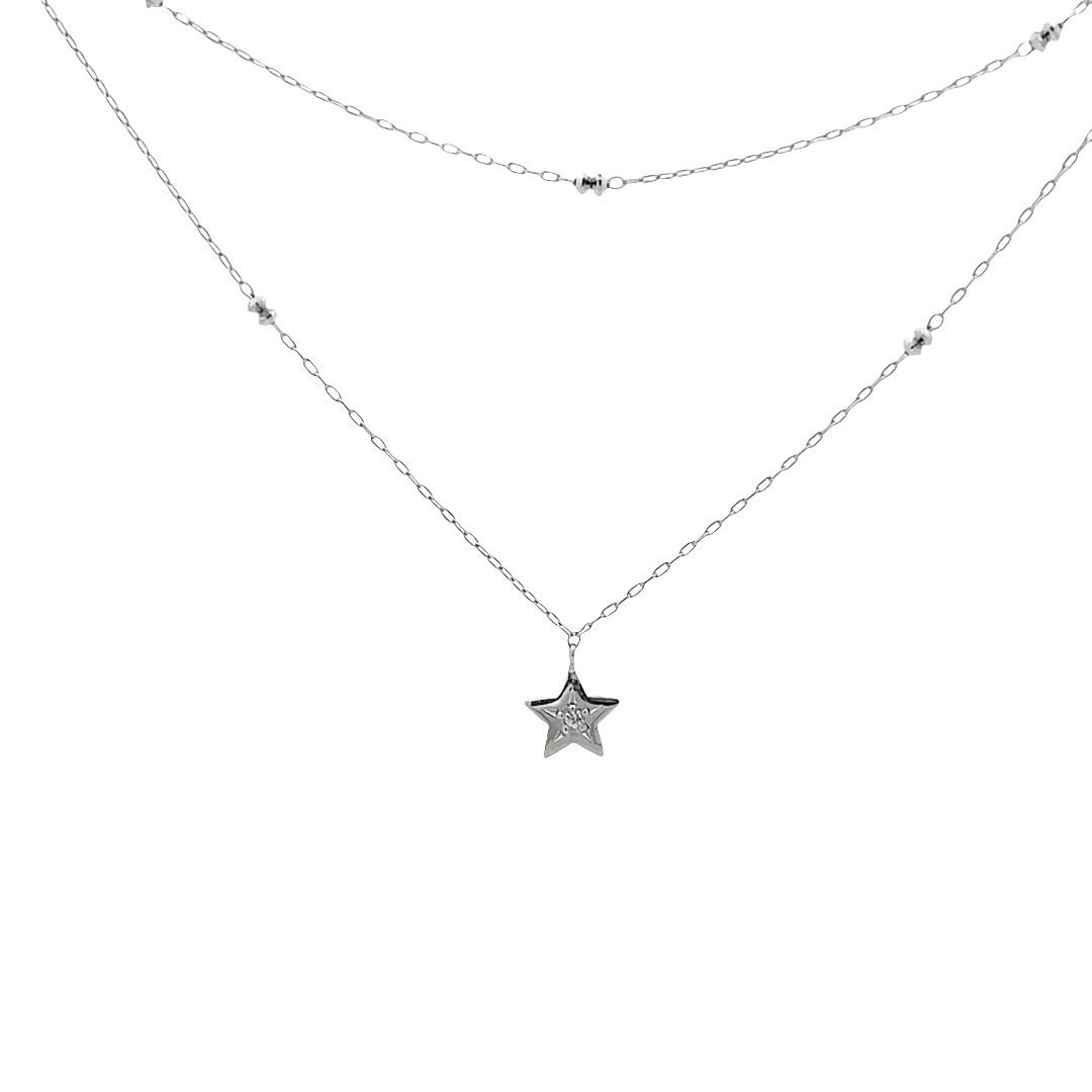 2連スターネックレス