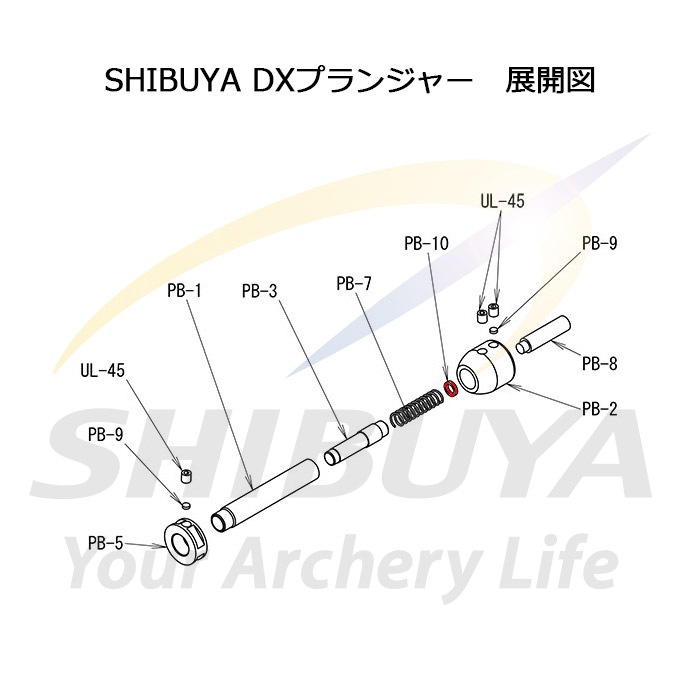 SHIBUYA PB-10 スプリング受けワッシャー | パーツ,SHIBUYA製品