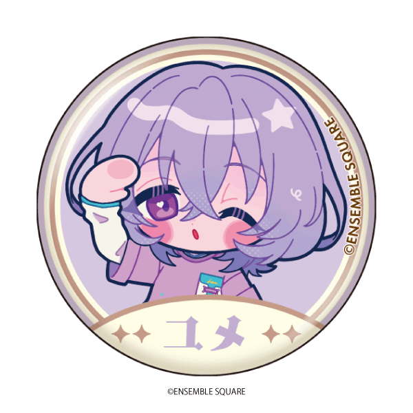 ユメ 缶バッジ エスプリ ユメ 冬芽 デビュー缶バッジ キャラバッジ