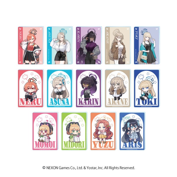 ブルーアーカイブ」ランダムアクリルカード 秋服ver.(全14種) | コラボ