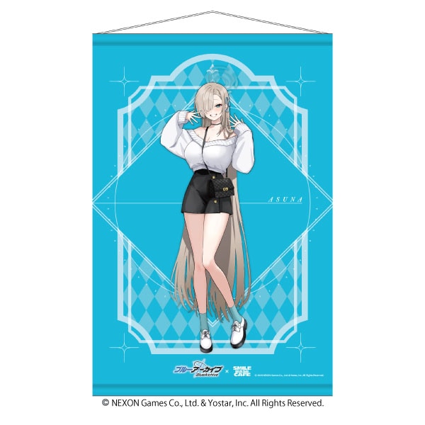 ブルーアーカイブ SMILE BASE CAFE コラボ 一之瀬アスナ ブルーアーカイブ」B2タペストリー 秋服ver.アスナ | コラボ商品