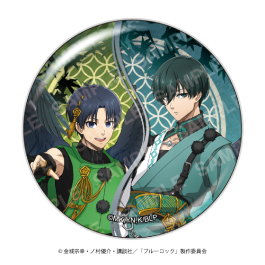 TVアニメ 「ブルーロック」心斎橋店限定缶バッジ 天狗ver.(全1種