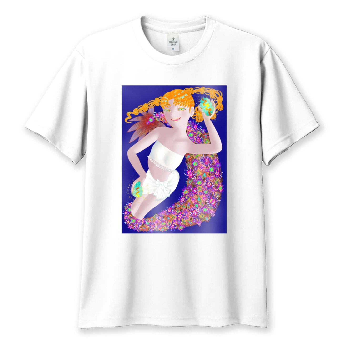海の踊り子花の人魚・ウェンディTシャツ